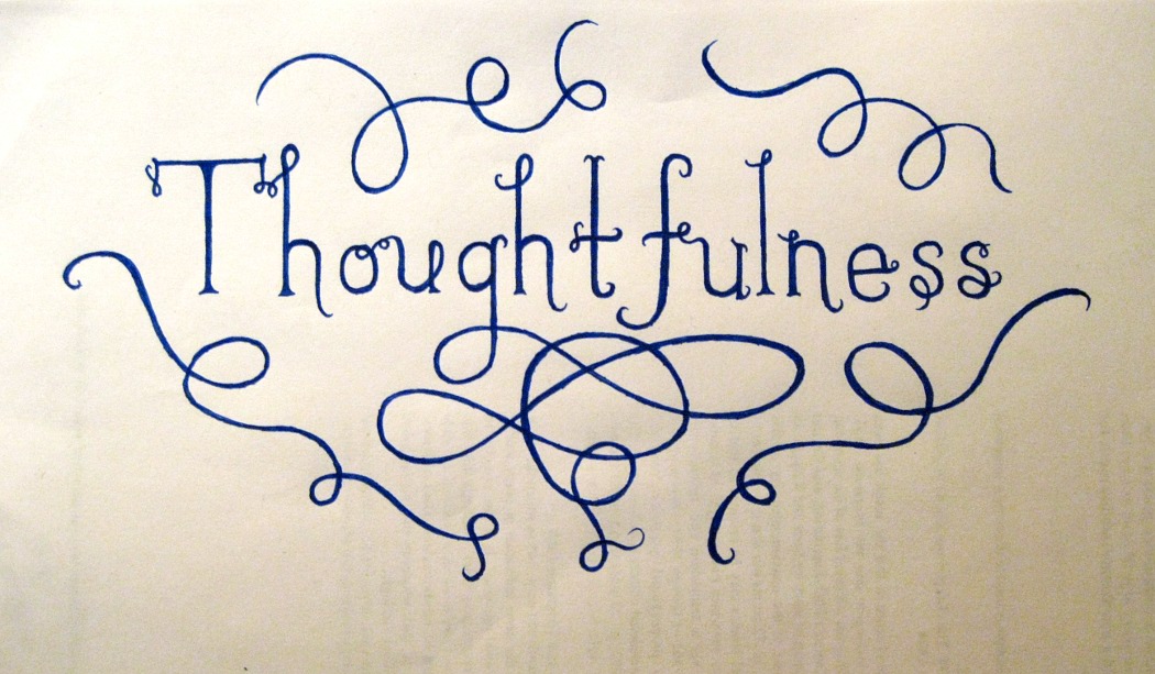 Adrian Cussins: “Thoughtfulness” | Alex's
